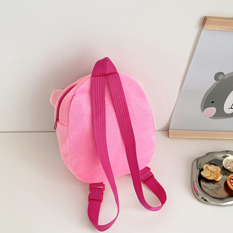 3D Plush Baby Cartoon Backpack for Boys and Girls