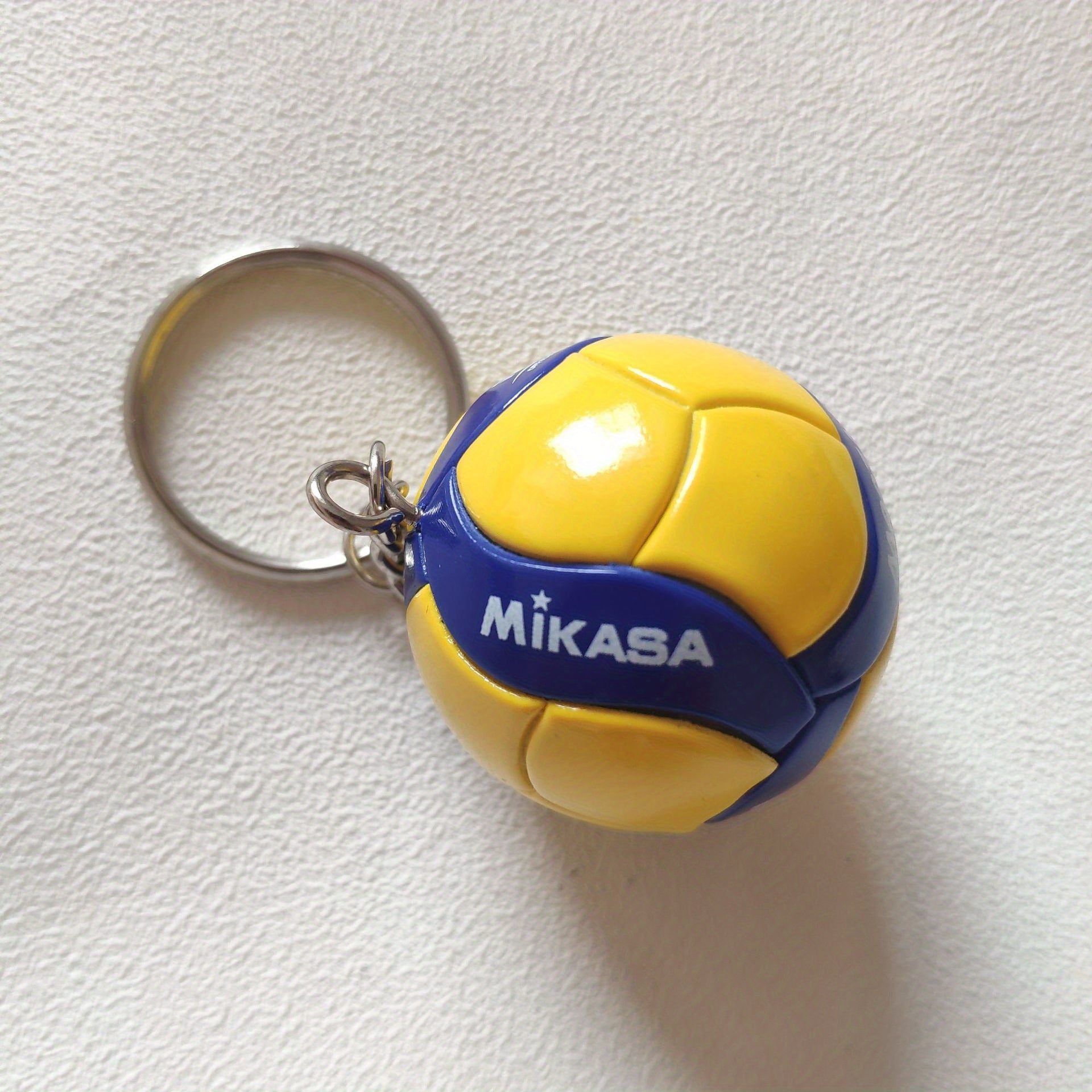 Mini Volleyball Keychain Sports Key Ring Purse Bag Backpack Car Key Charm