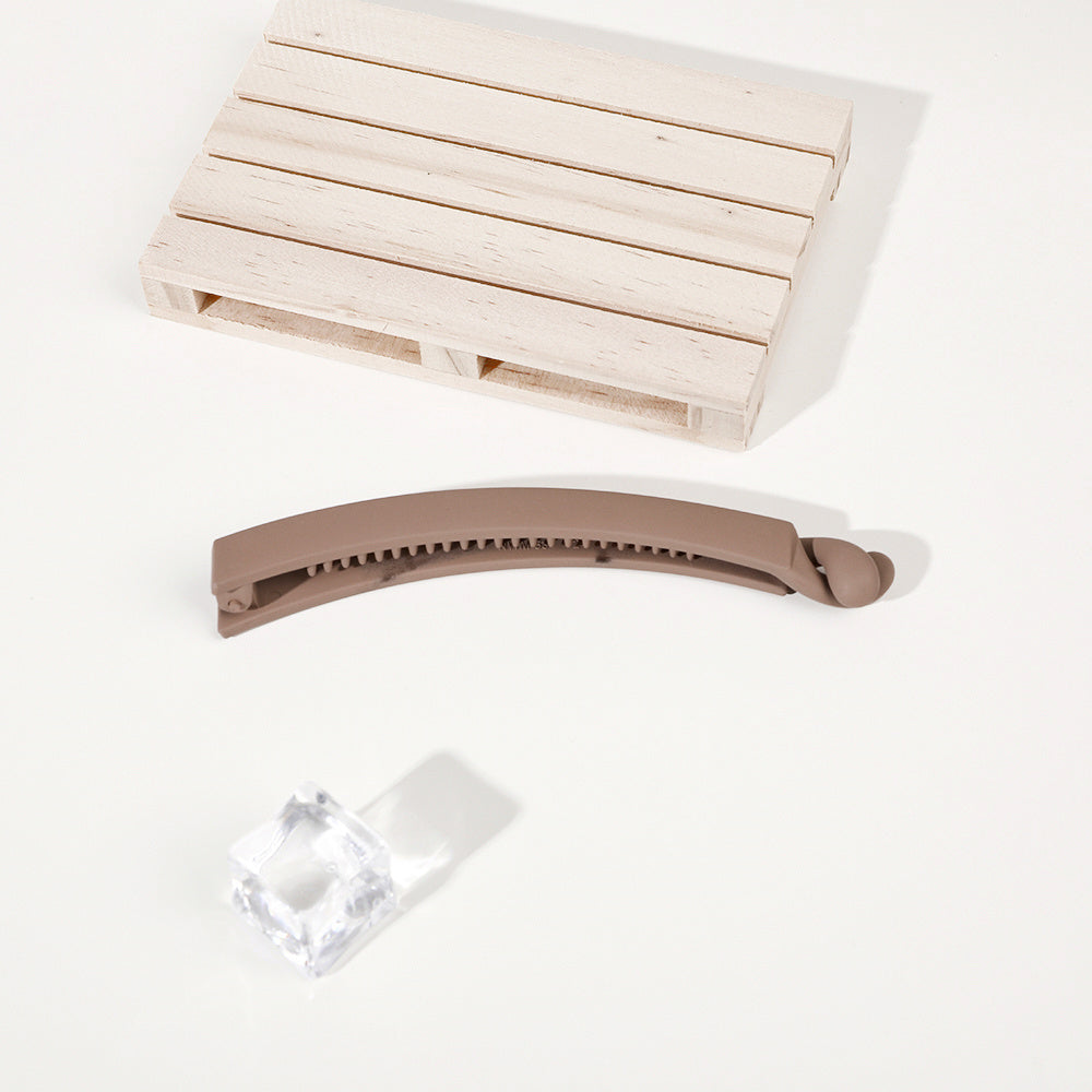 Large Matte Banana Hair Clip for Thick Hair