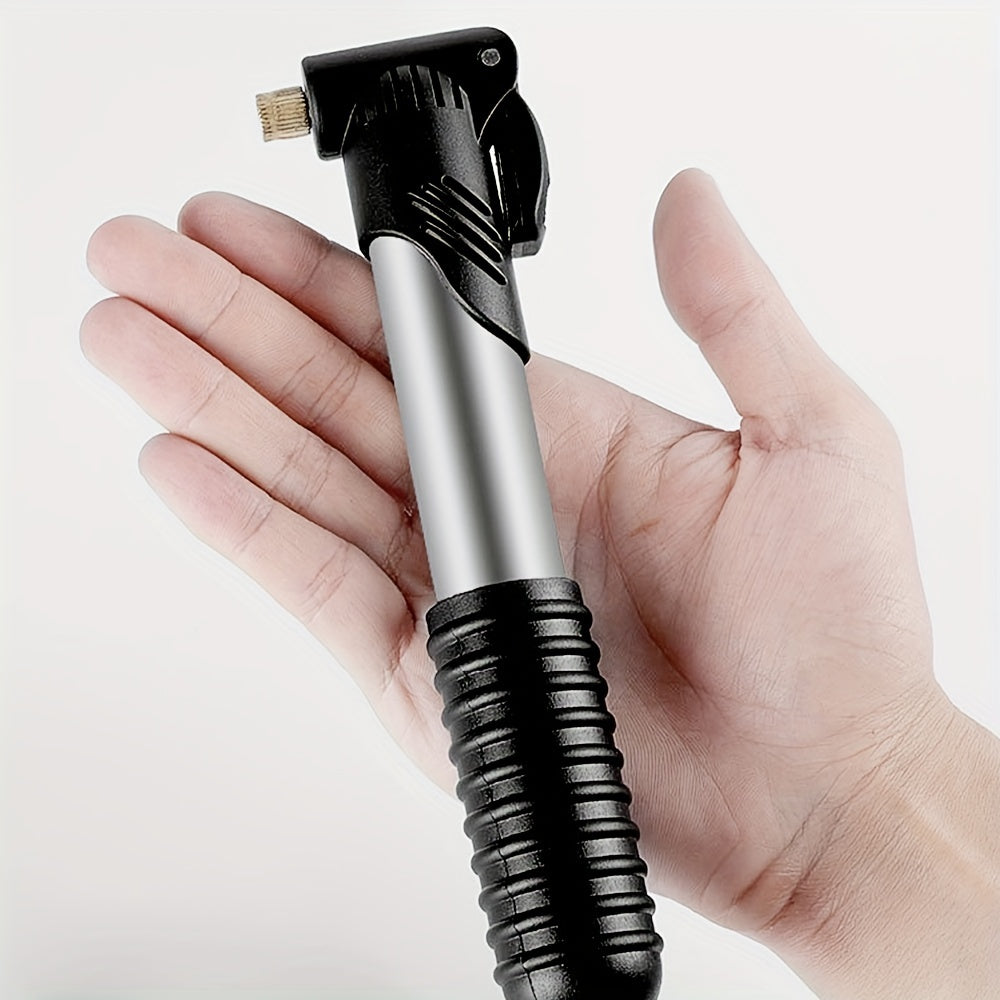 Portable Ball Pump Kit with Needle Nozzle for Bike Basketballs Footballs
