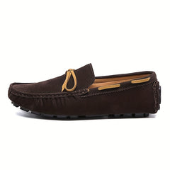 Men's Bowknot Moccasin Loafers Non-slip Shoes
