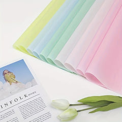 Plain Paper Flower Wrapping Paper Semi Finished Waterproof