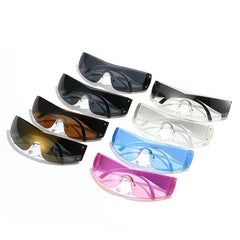European American All in One Large Frame Y2K Sunglasses For Men