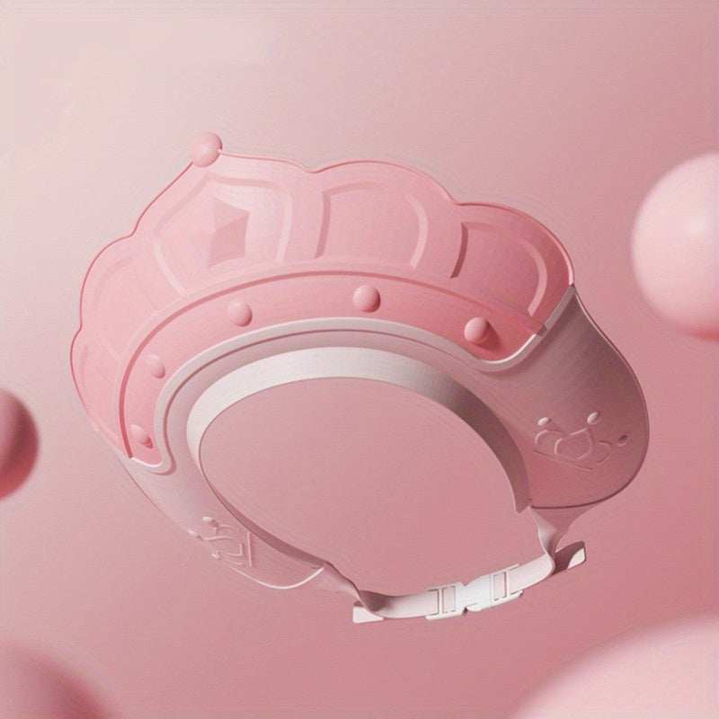 Baby Shower Cap Ear Protection Silicone Waterproof Cap
