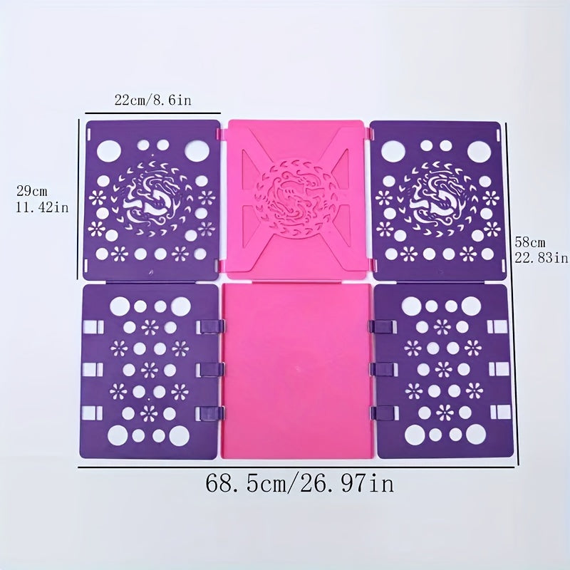 Plastic T-shirt Storage Folding Dividers Clothes Organizer
