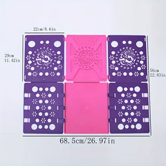 Plastic T-shirt Storage Folding Dividers Clothes Organizer