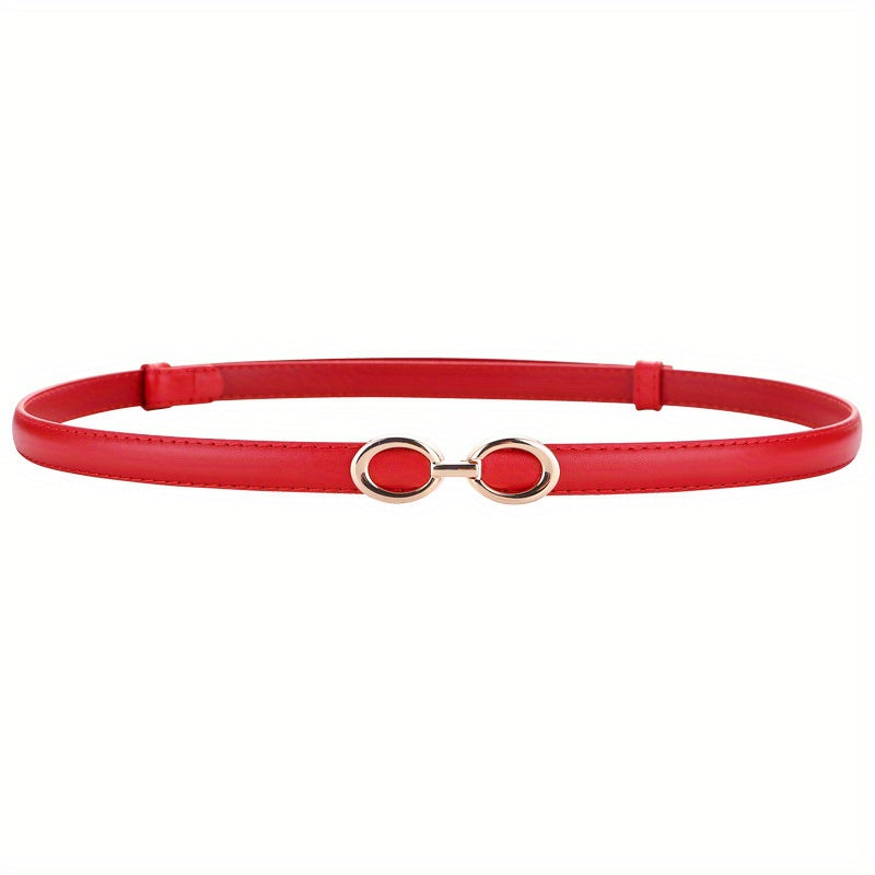 Double Ring Buckle Belt Thin Girdle for Women