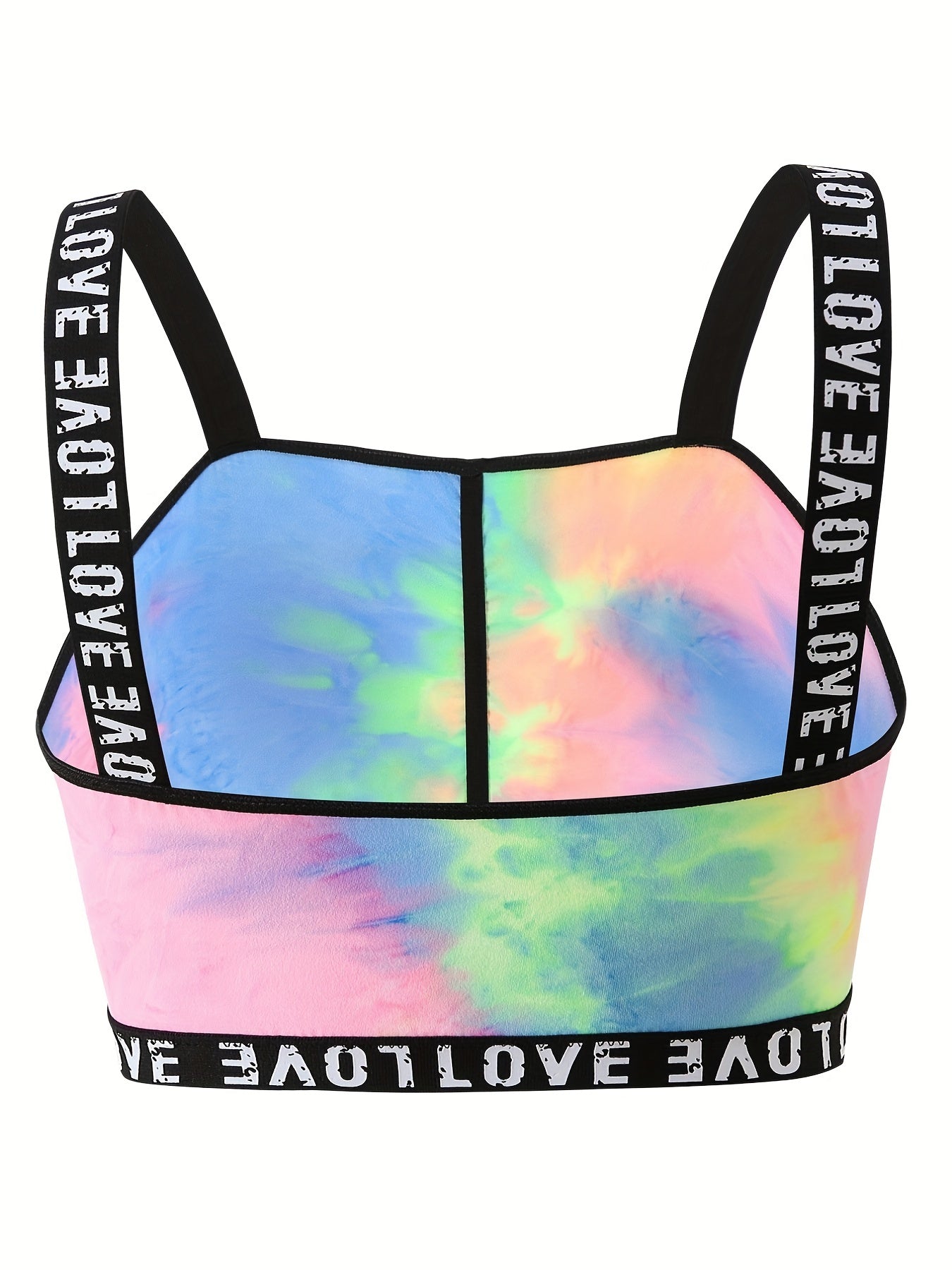  Ombre Print Ruched Full Cover Bralette
