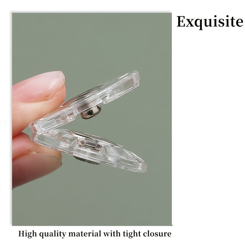 10pcs Plastic Invisible Snap Buttons for Sweater Coat Anti-light Ro