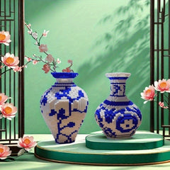Classical and Porcelain Vase Building Block Kit 1038 pcs
