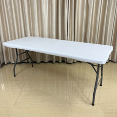 Waterproof Elastic Outdoor Polyester Tablecloth Fabric Cover