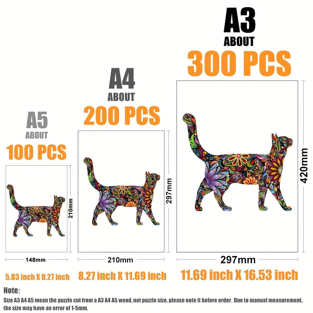 Pride Cat Wood Puzzle in Box