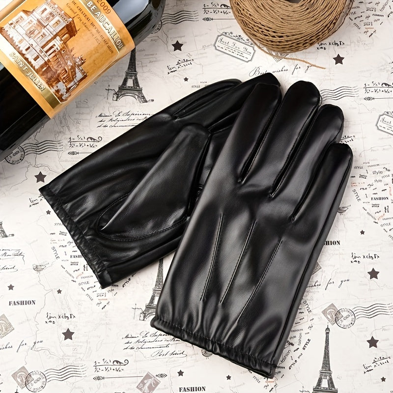 Winter Warm Fishing Gloves Leather Gloves For Outdoor Activities