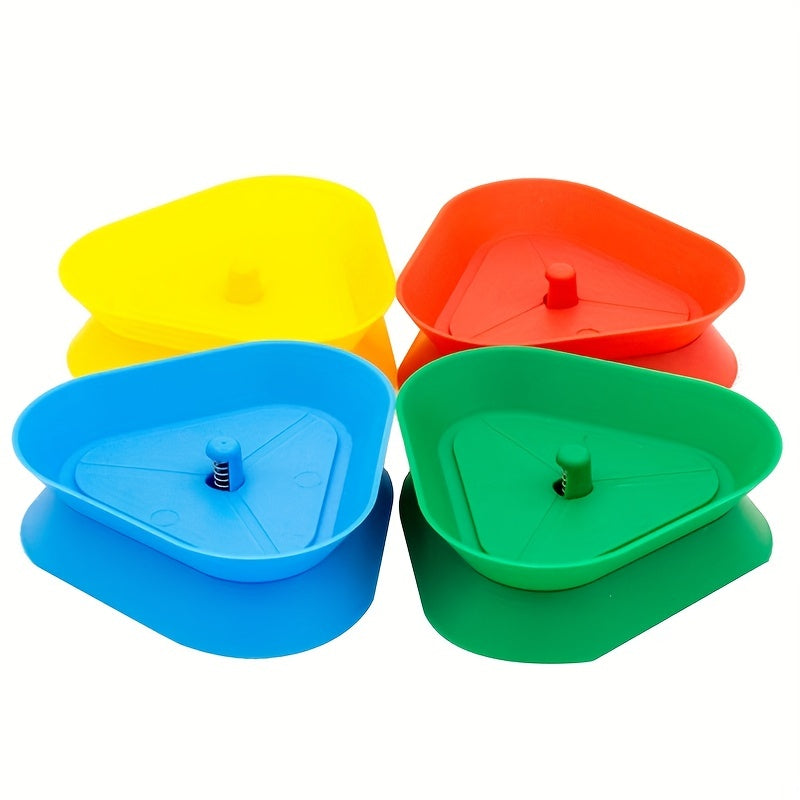 4pcs Triangle Hands Card Holder Set for Comfortable Poker & Board Games