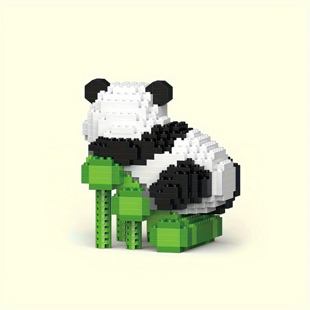 Animal Building Blocks Panda Model Assembled Building Block Toys