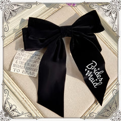 Wedding Bow Hair Accessory for Bridal Party Events
