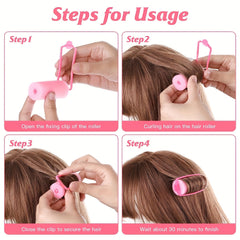 Foam Hair Rollers Sleep Curlers Flexible Hair Styling DIY Sponge Hair Clips
