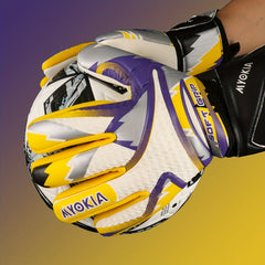 MYOKIA Goalie Gloves Latex Football Gloves Size 8 9 10