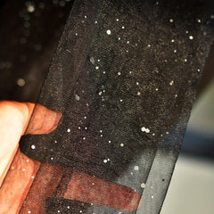 Vintage Sequin Bridal Veil for Halloween Party Dress Up