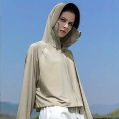 UPF50 Ice Silk Sun Jacket UV Protection Shawl