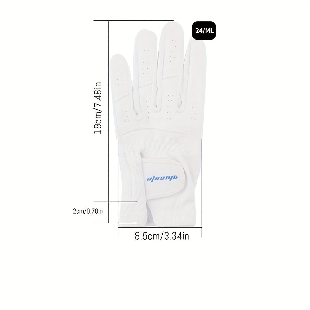 1pc Anti Slip Golf Glove Left Hand Breathable Comfortable Outdoor Training