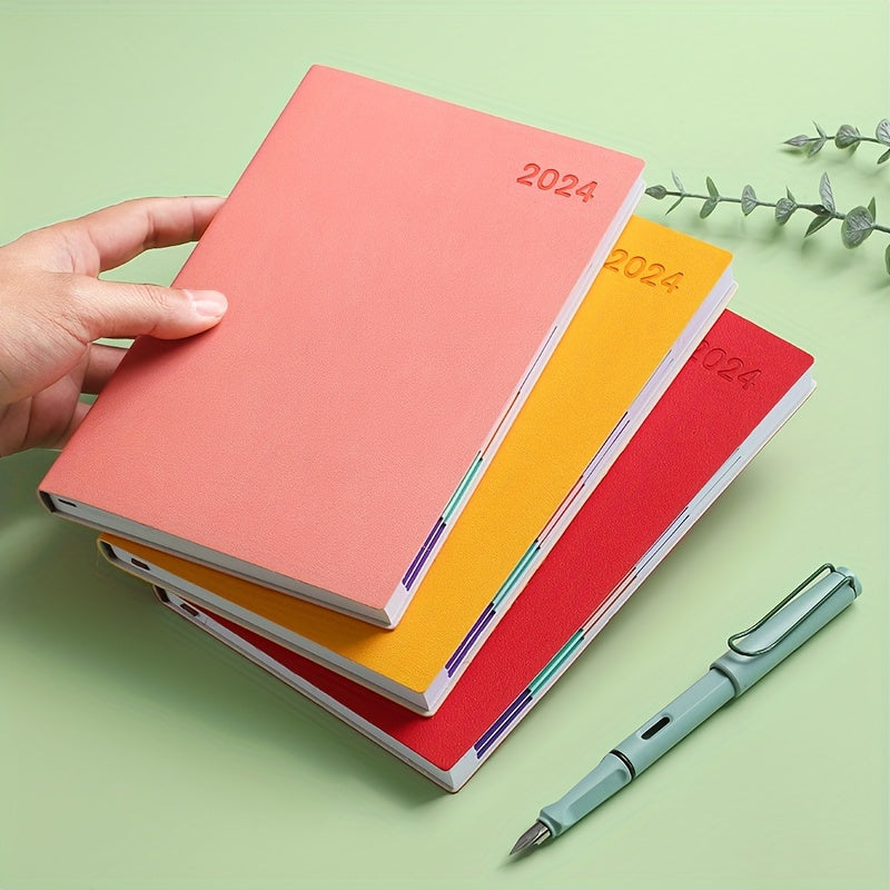 A5 12-Month Daily Planner Notebook