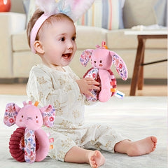 Plush Rabbit & Elephant Baby Grasping Toys