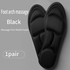 Memory Foam 5D Sport Insoles Men Women Deodorant Breathable Cushion Running