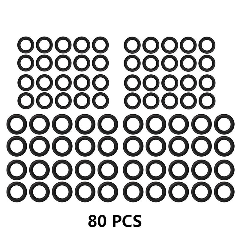 80pcs High Pressure Washer O ring 1/4 3/8 M22 Quick Connect Fitting Seal Rin