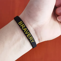 3pcs Inspirational Positive Energy Bracelet Student Couple Sports Bracelet