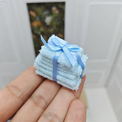 Dollhouse Bathroom Towel Realistic Textile Accessory Gift