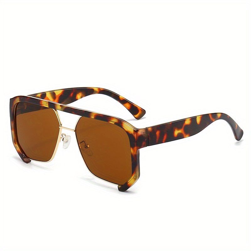 Fashionable Irregular Semi-rimless Sunglasses for Outdoor Activities