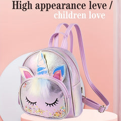 Children's Cartoon Unicorn Backpack Kindergarten Schoolbag