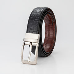 Rotatable Double sided Crocodile Pattern Belt