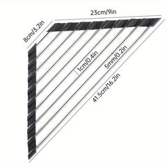 Triangle Roll Up Dish Drying Rack Stainless Steel