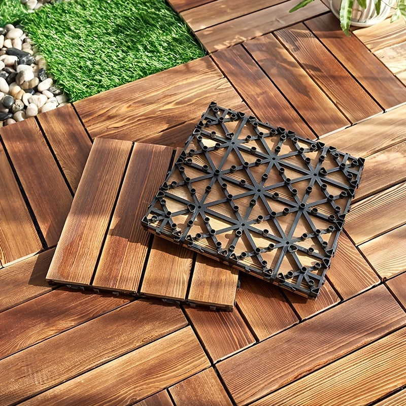 Interlocking Patio Deck Flooring for Garden Poolside Balcony