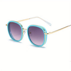 Boy's Gradient UV Protection Sunglasses Metal Frame