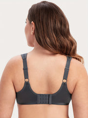  Lace Mini Bow Full Coverage Minimizer Bra