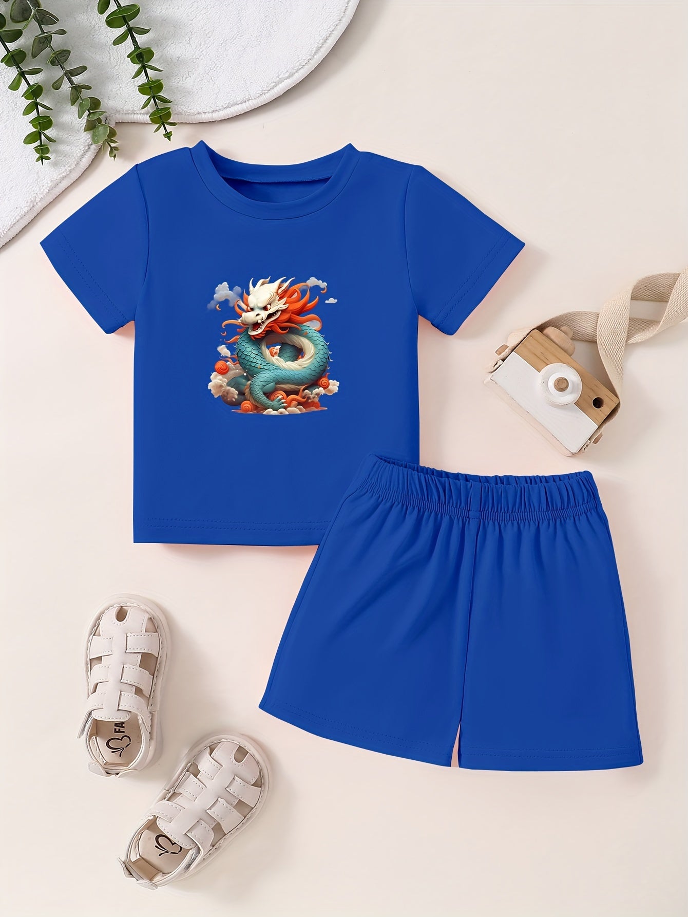 Toddler Kid Cartoon T-shirt & Pants Set