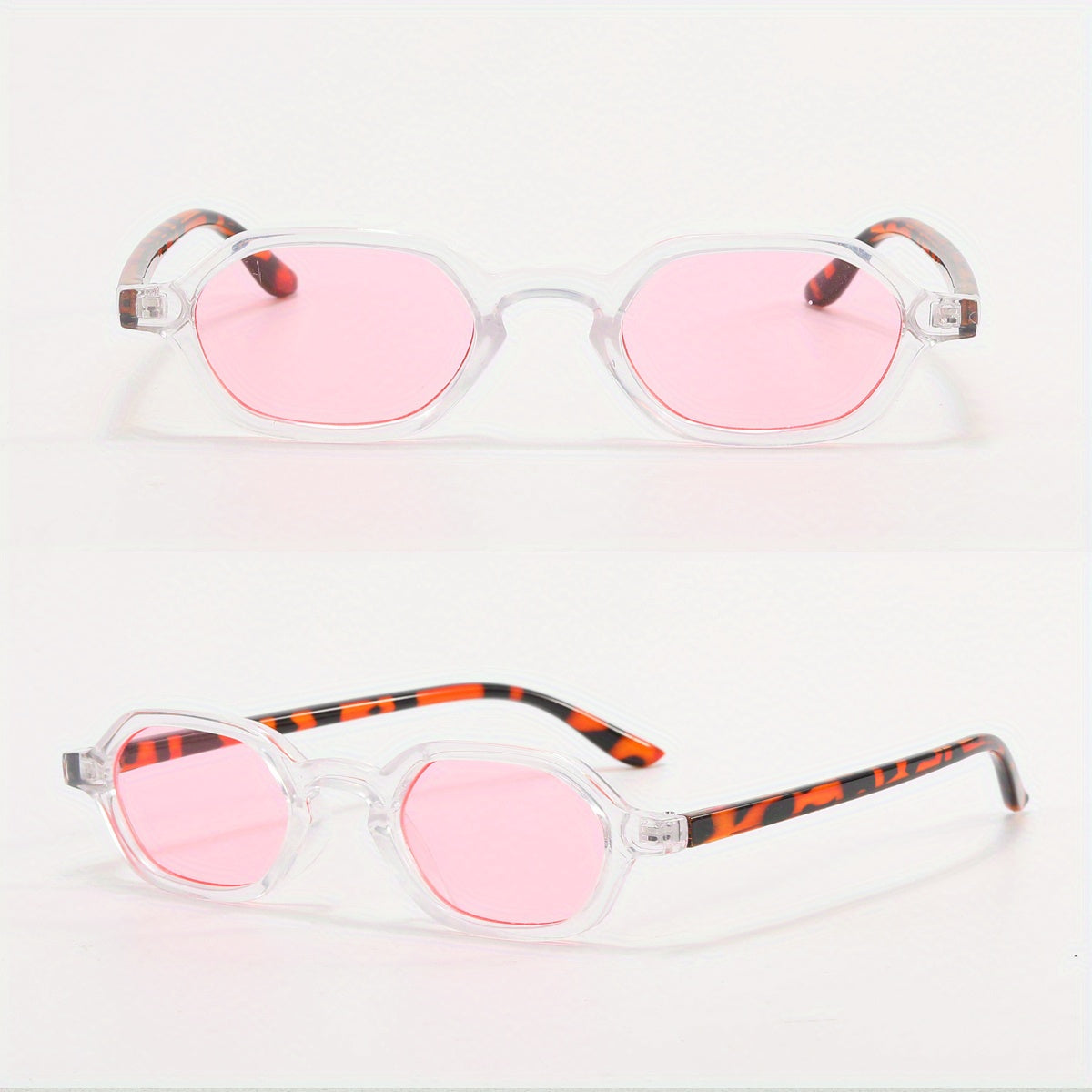 Y2K Geometric Sunglasses HipHop Anti Glare UV400