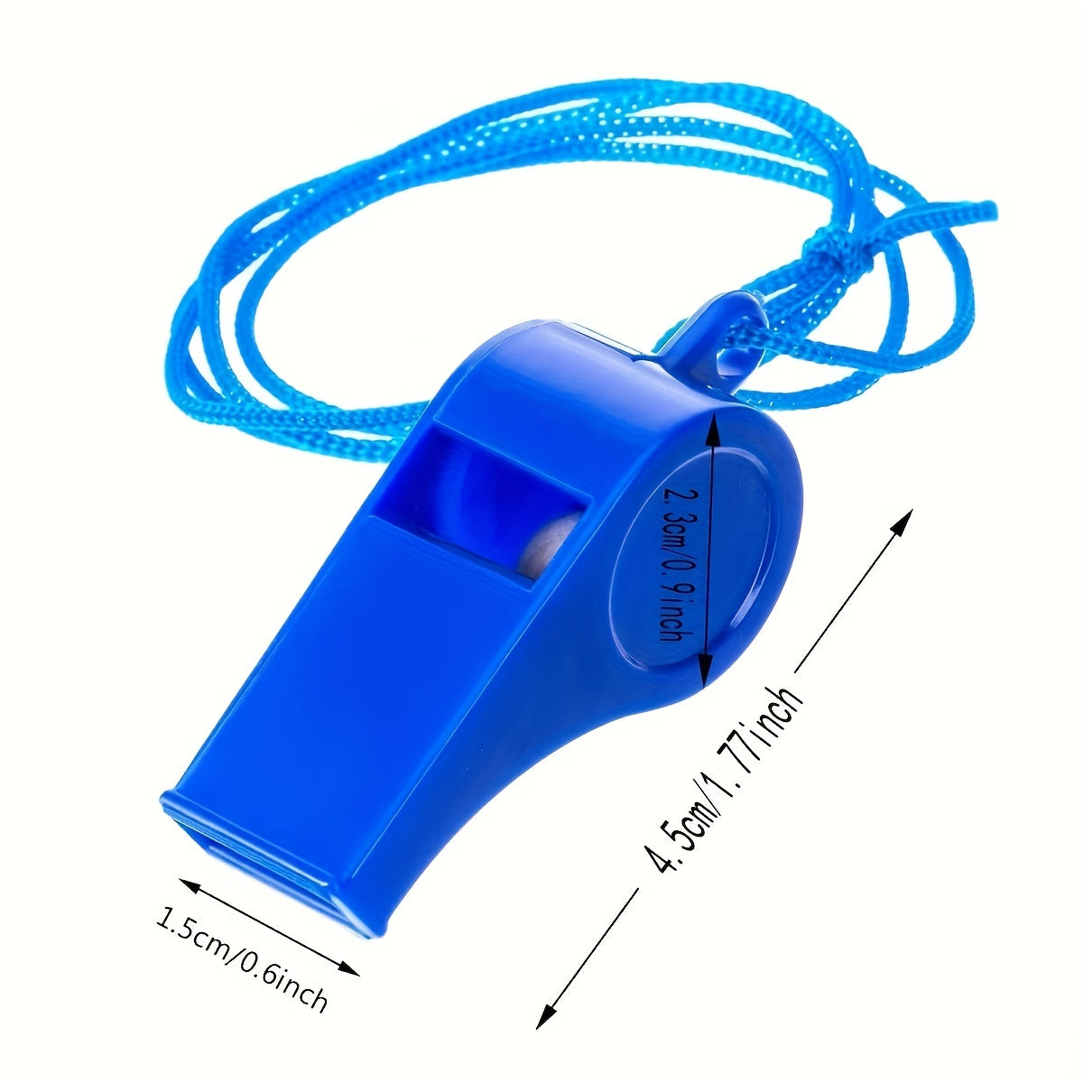 24pcs Portable Plastic Whistle for Sports and Emergencies