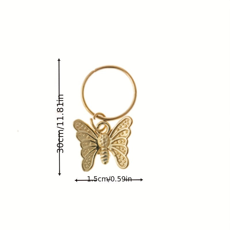 Butterfly Hair Ring Head Ornament Hippie Style Headwear Hair Accessories