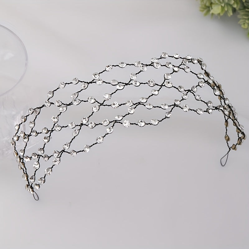 Rhinestone Head Piece Head Jewelry Bridal Headdress Wedding Hair Accessories
