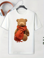 Men's Teddy Bear Pattern Active Tee