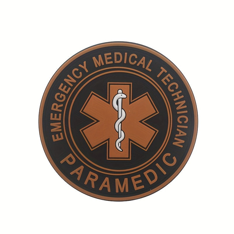 EMT Enamel Brooch Pin Soft Rubber Reflective Badges