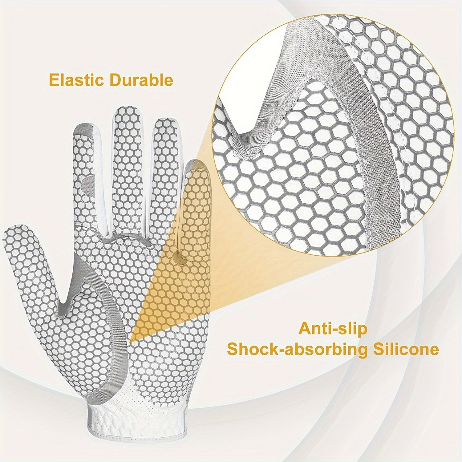 1 Pc Left Hand Golf Gloves Non Slip Breathable Gloves For Golfer