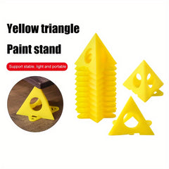 10pcs Mini Paint Stands Triangle Paint Pads Feet for Woodworking