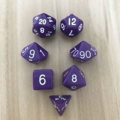 7 Pack Double Sided Dice Set for RPG & Entertainment Games