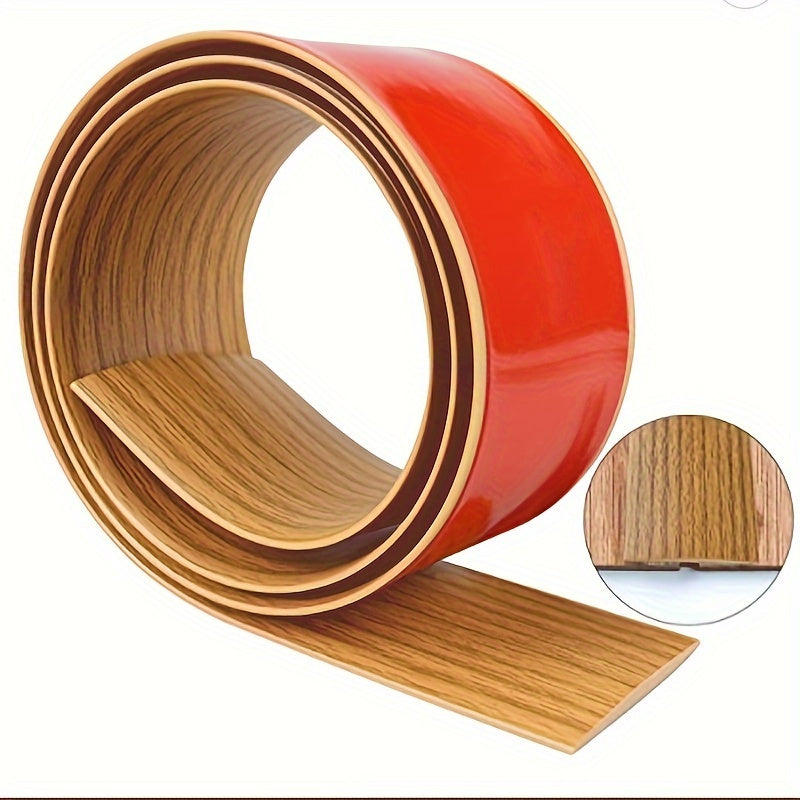 1pc Laminate Floor Separator Connects Floor Gaps Brown Wood Grain