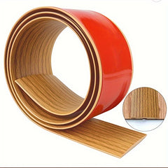 1pc Laminate Floor Separator Connects Floor Gaps Brown Wood Grain
